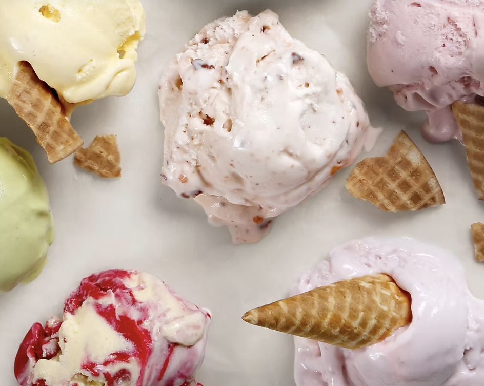 Casquinhas de sorvete